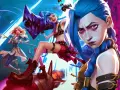Jinx i Lux z League of Legends, gotowe do walki na PS5.