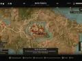 Mapa świata Wiedźmin 3, z zaznaczoną tablicą ogłoszeniową i zadaniem "Nilfgaardzki łącznik". Gra dostępna w ramach Game Pass.