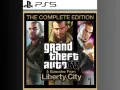Okładka gry Grand Theft Auto IV: The Complete Edition na PS5. Trzech bohaterów, Niko, Johnny i Luis, patrzy wprost na widza.