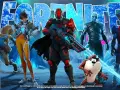 Postacie z Fortnite, w tym Tracer i Diabeł Tasmański, gotowe na nowy sezon.