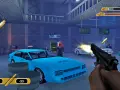 Gra akcji z widokiem z pierwszej osoby. Czy gry z PS2 działają na PS4? W tej grze gracz celuje z pistoletu w garażu.
