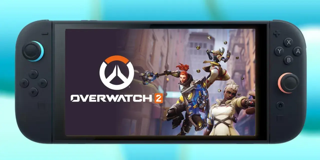 Overwatch 2 na Nintendo Switch. Dwie bohaterki gry, Brigitte i Sojourn, gotowe do walki na ekranie konsoli.