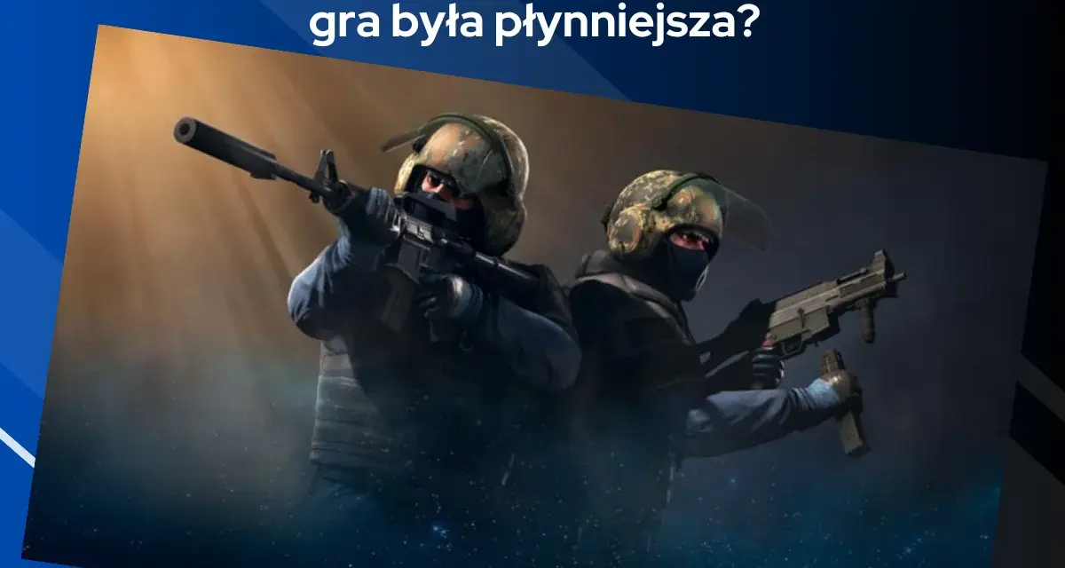 Dwóch graczy CS:GO z bronią, gotowych do akcji. Poradnik o komendach na FPS, by gra była płynniejsza.