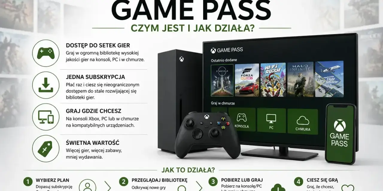 Xbox Game Pass: dostęp do setek gier, jedna subskrypcja, graj gdzie chcesz. Świetna wartość dla graczy.