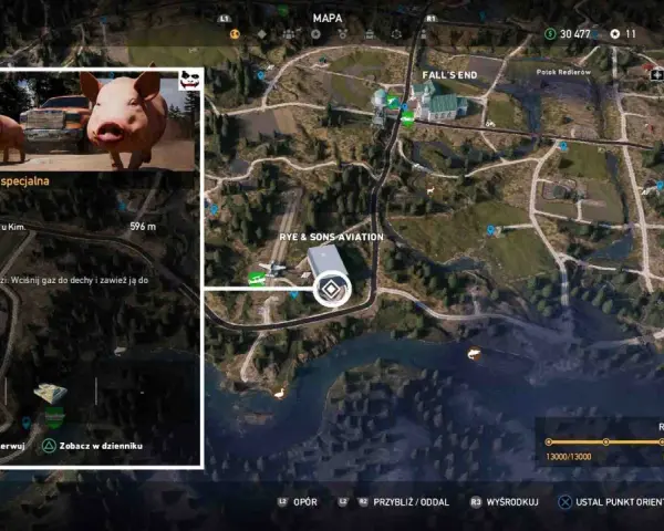 Far Cry 5 poradnik: misja "Przesyłka specjalna" z dwoma świniami. Kim wkrótce urodzi, trzeba ją zawieźć do specjalisty.