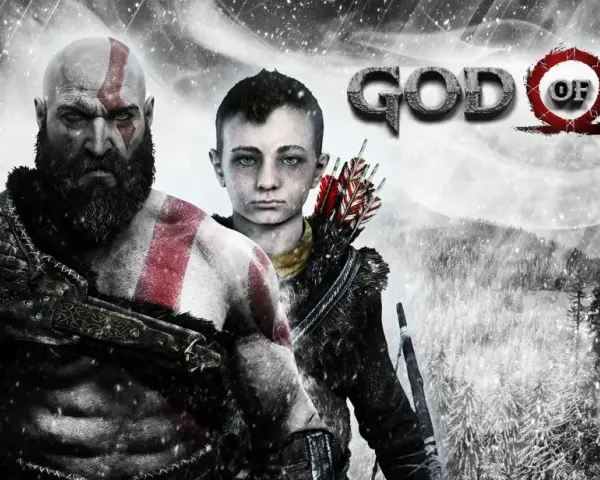 Kratos i Atreus w zimowej scenerii. Ile godzin zajmie ich podróż? God of War.