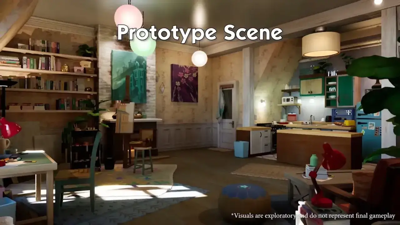 Wnętrze pracowni artystycznej z kuchnią. Kiedy The Sims 5?