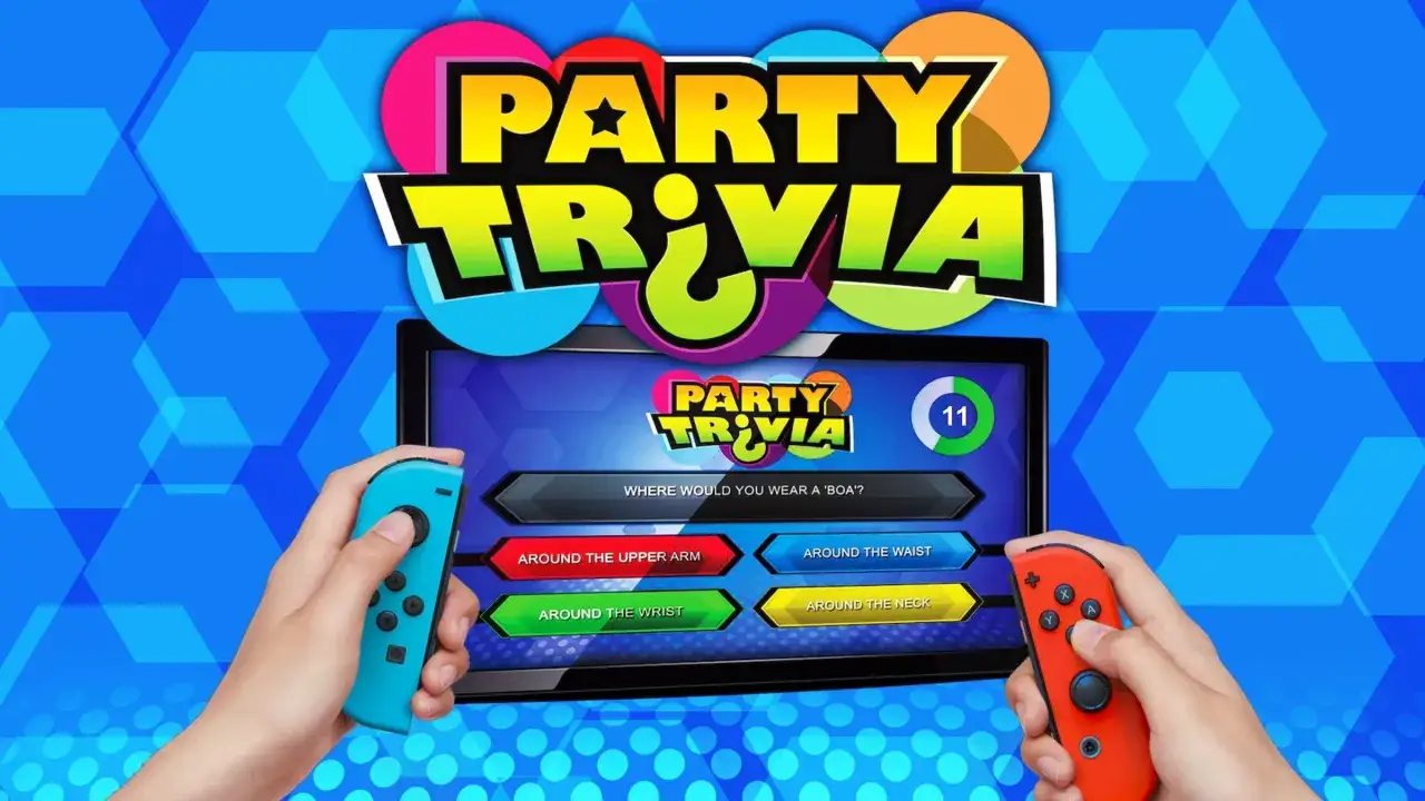 Wiedza to potęga! Graj w Party Trivia na Nintendo Switch, odpowiadając na pytania i wybierając odpowiedzi.